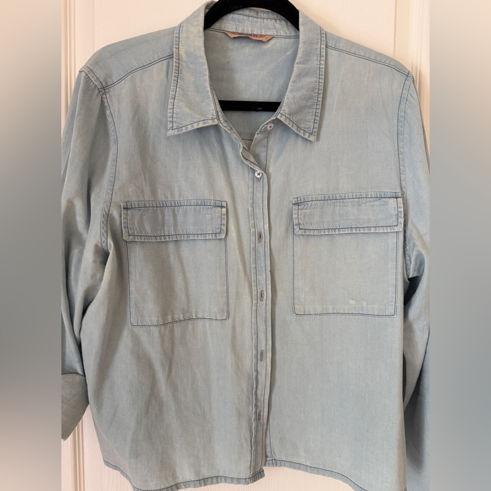 Highway Jeans Soft Blue Button-Up Shirt